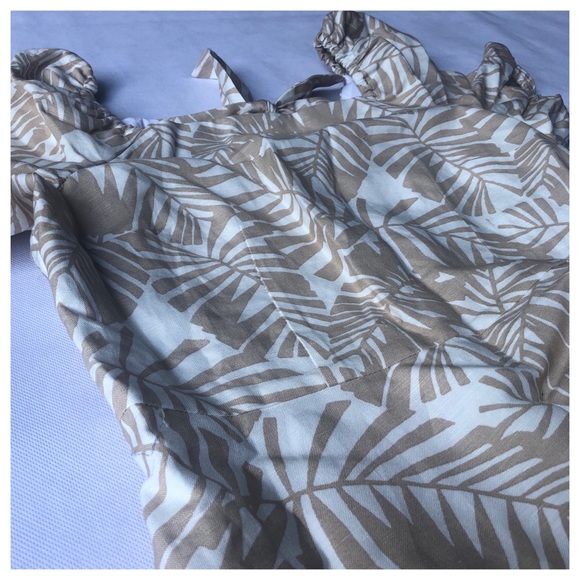 Loft Palm Beach Tie Back Flare Dress 2 4 6 - Picture 6 of 13